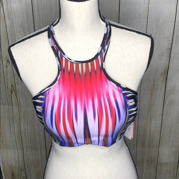 Pilyq Tribal Fire Gypsy Halter Bikini Top - Picture 2 of 6